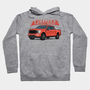 Car truck off road  f-150 orange Hoodie